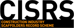 Kinrade Scaffolding are members of CISRS  - Construction Industry Scaffolders Record Scheme